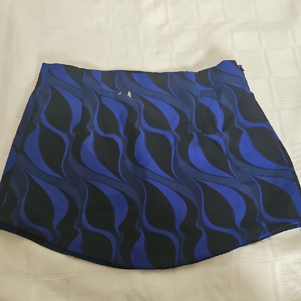 Zara Blue Mini Pencil Skirt for Cocktail Nights - Picture 5 of 16